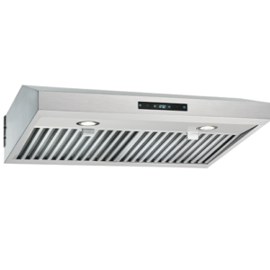 DirectAir range hood under cabinet electronic button LED